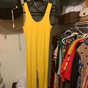Yellow jumpsuit